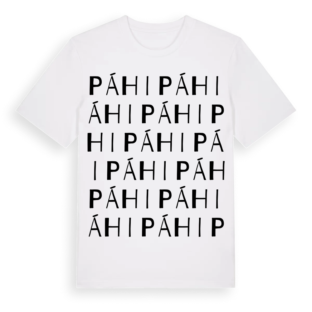 Páhi ordlek t-shirt – White, i miljö