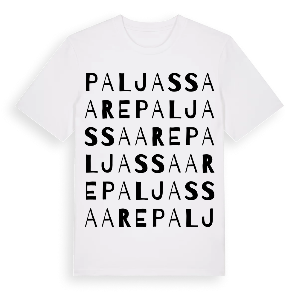Paljassaare ordlek t-shirt – White, i miljö