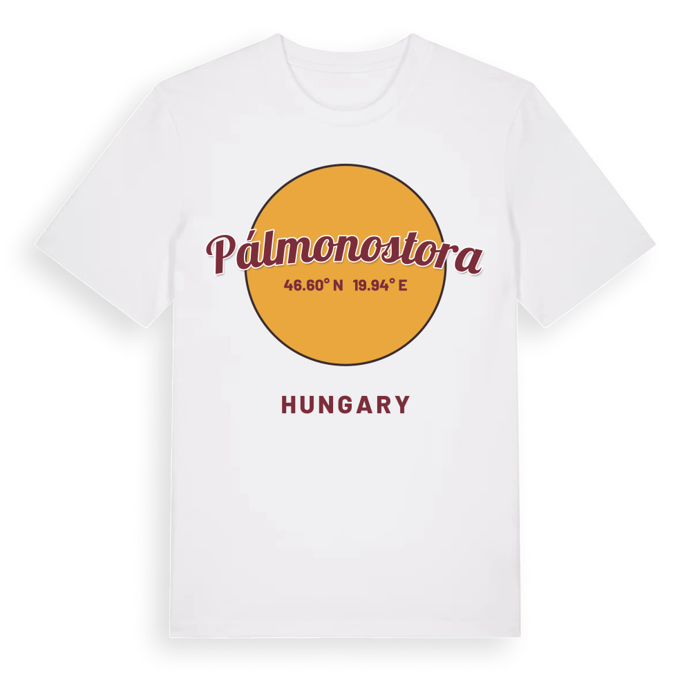 Pálmonostora cirkel t-shirt – White, i miljö