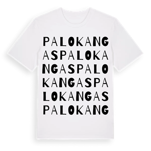 Palokangas ordlek t-shirt – ekologisk bomull t-shirt från Pinshirt