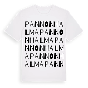 Pannonhalma ordlek t-shirt – ekologisk bomull t-shirt från Pinshirt