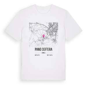 Pano Deftera karta t-shirt – ekologisk bomull t-shirt från Pinshirt