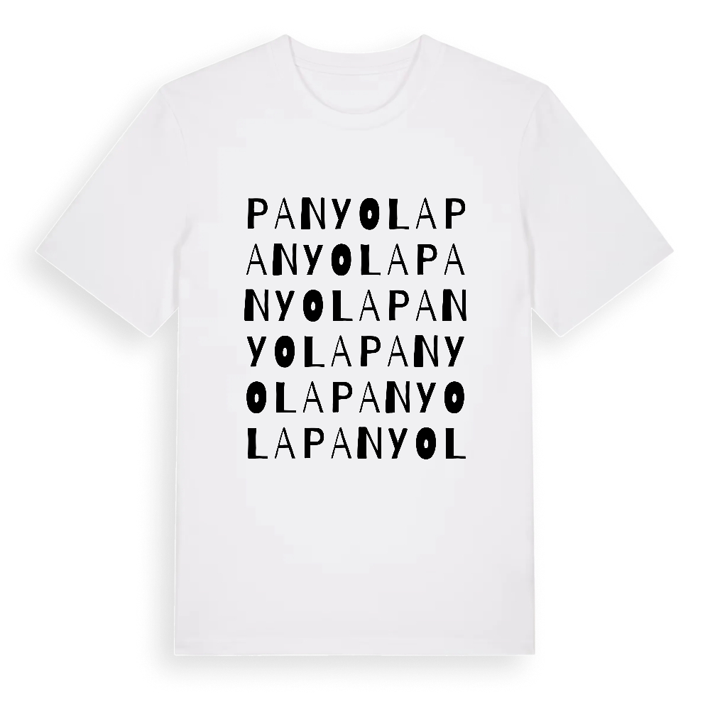 Panyola ordlek t-shirt – White, i miljö
