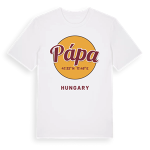 Pápa cirkel t-shirt – ekologisk bomull t-shirt från Pinshirt
