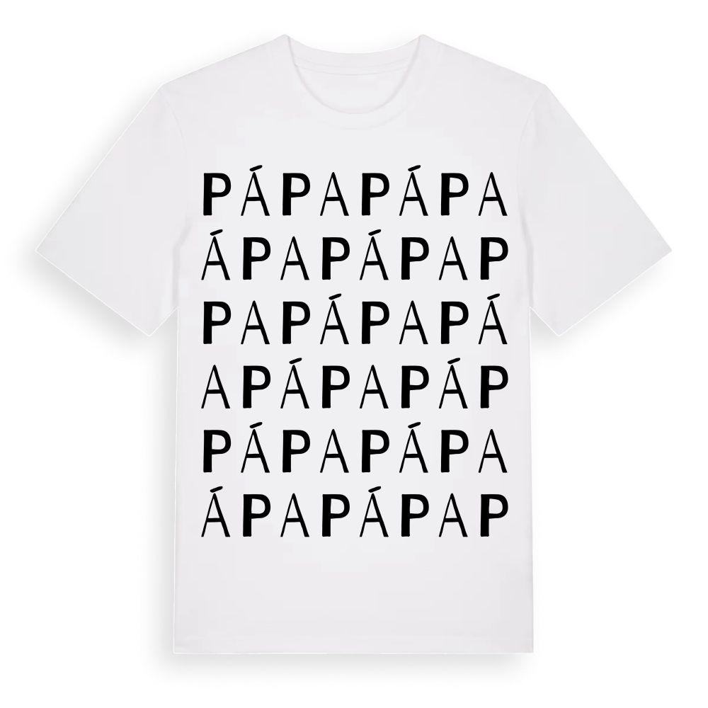 Pápa ordlek t-shirt – White, i miljö