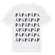 Pápa ordlek t-shirt