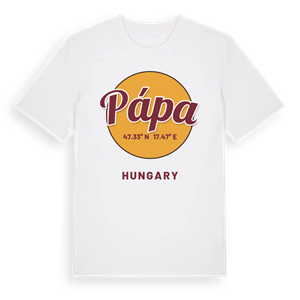 Pápa cirkel t-shirt – ekologisk bomull t-shirt från Pinshirt