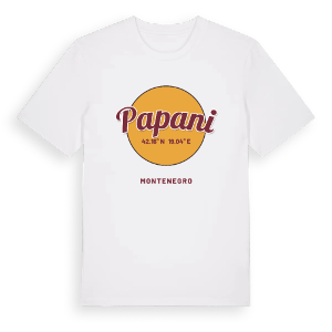 Papani cirkel t-shirt – ekologisk bomull t-shirt från Pinshirt