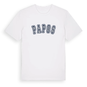 Papos college t-shirt – ekologisk bomull t-shirt från Pinshirt