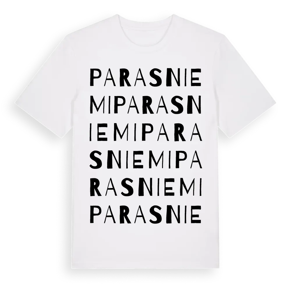 Parasniemi ordlek t-shirt i miljö