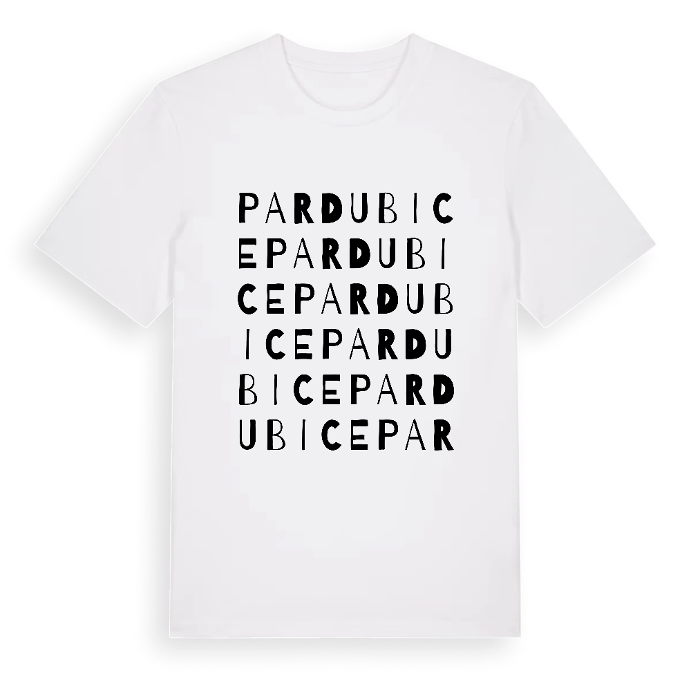 Pardubice ordlek t-shirt – White, i miljö