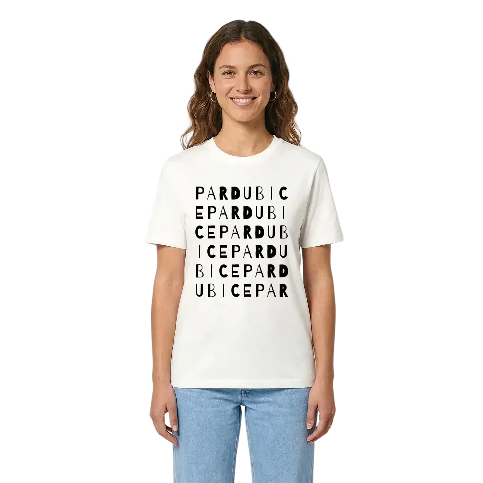 Pardubice ordlek t-shirt – White, i miljö