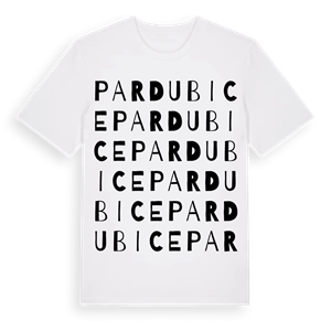 Pardubice ordlek t-shirt – ekologisk bomull t-shirt från Pinshirt