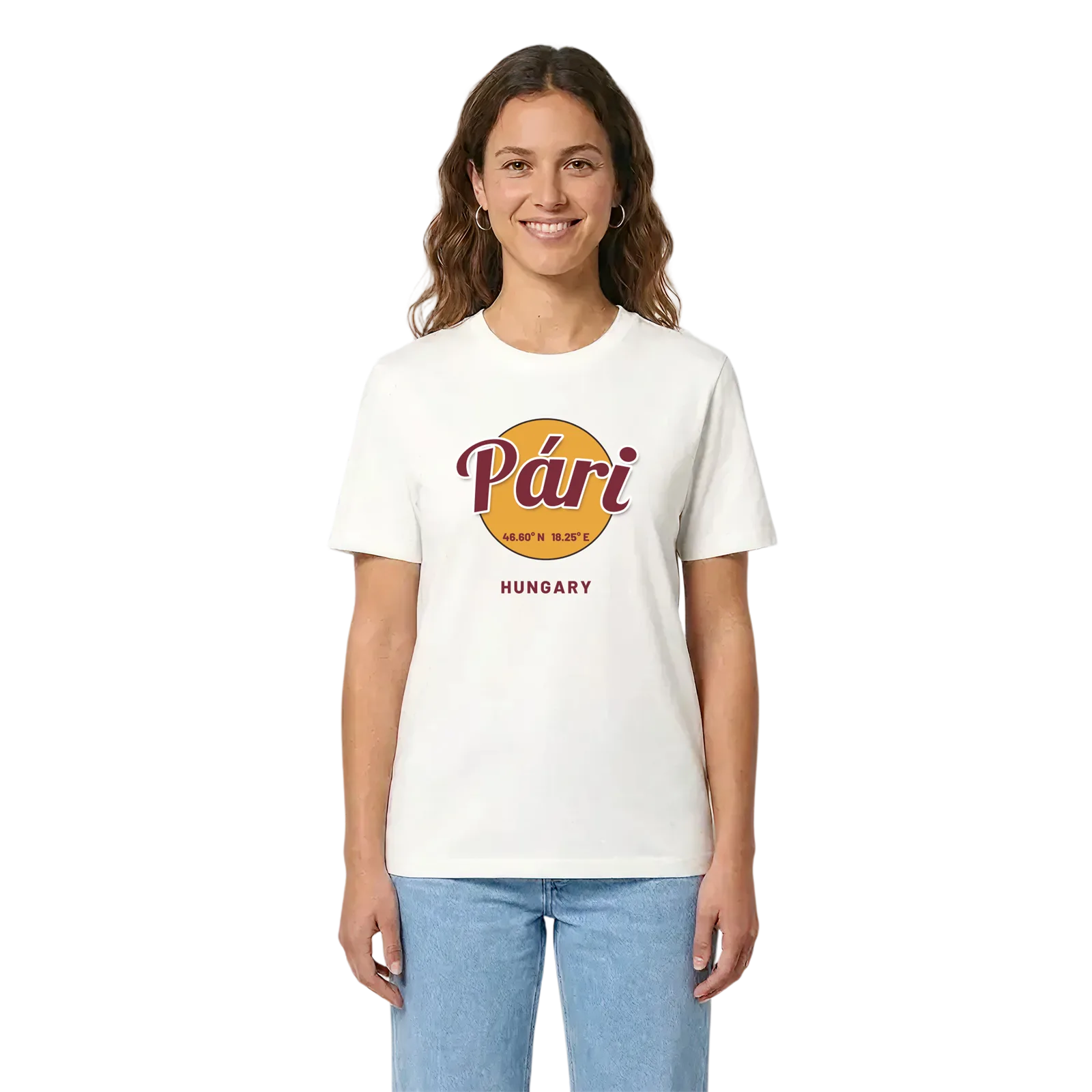 Pári cirkel t-shirt – White, i miljö