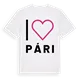 Jag älskar Pári t-shirt stort tryck