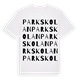 Parkskolan ordlek t-shirt