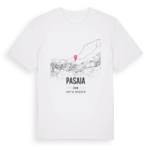 Pasaia karta t-shirt – ekologisk bomull t-shirt från Pinshirt
