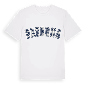 Paterna college t-shirt – ekologisk bomull t-shirt från Pinshirt