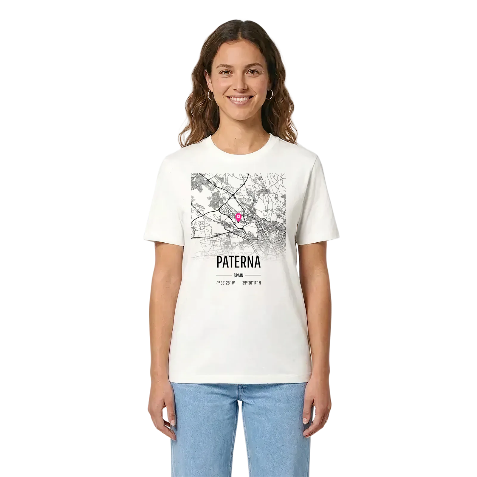 Paterna karta t-shirt – White, i miljö