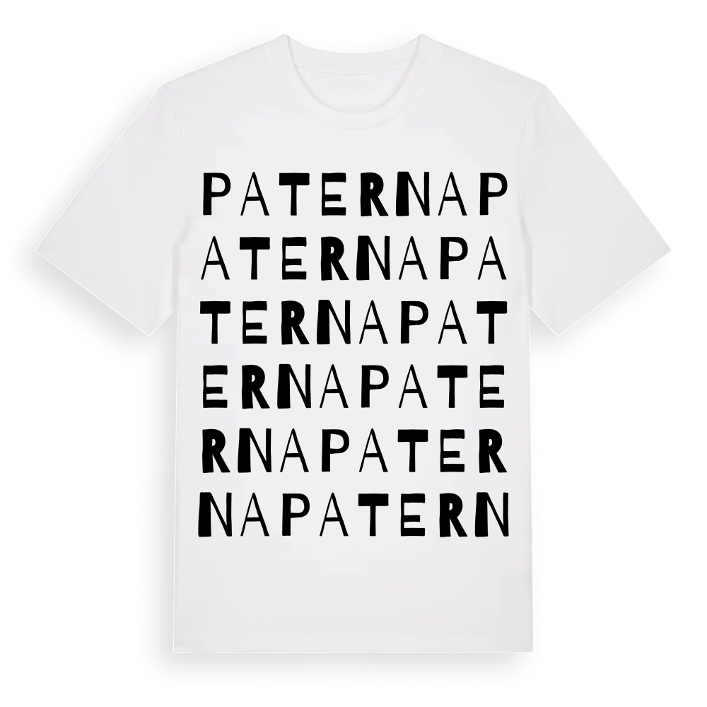 Paterna ordlek t-shirt – White, i miljö