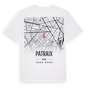 Patraix karta t-shirt – ekologisk bomull t-shirt från Pinshirt