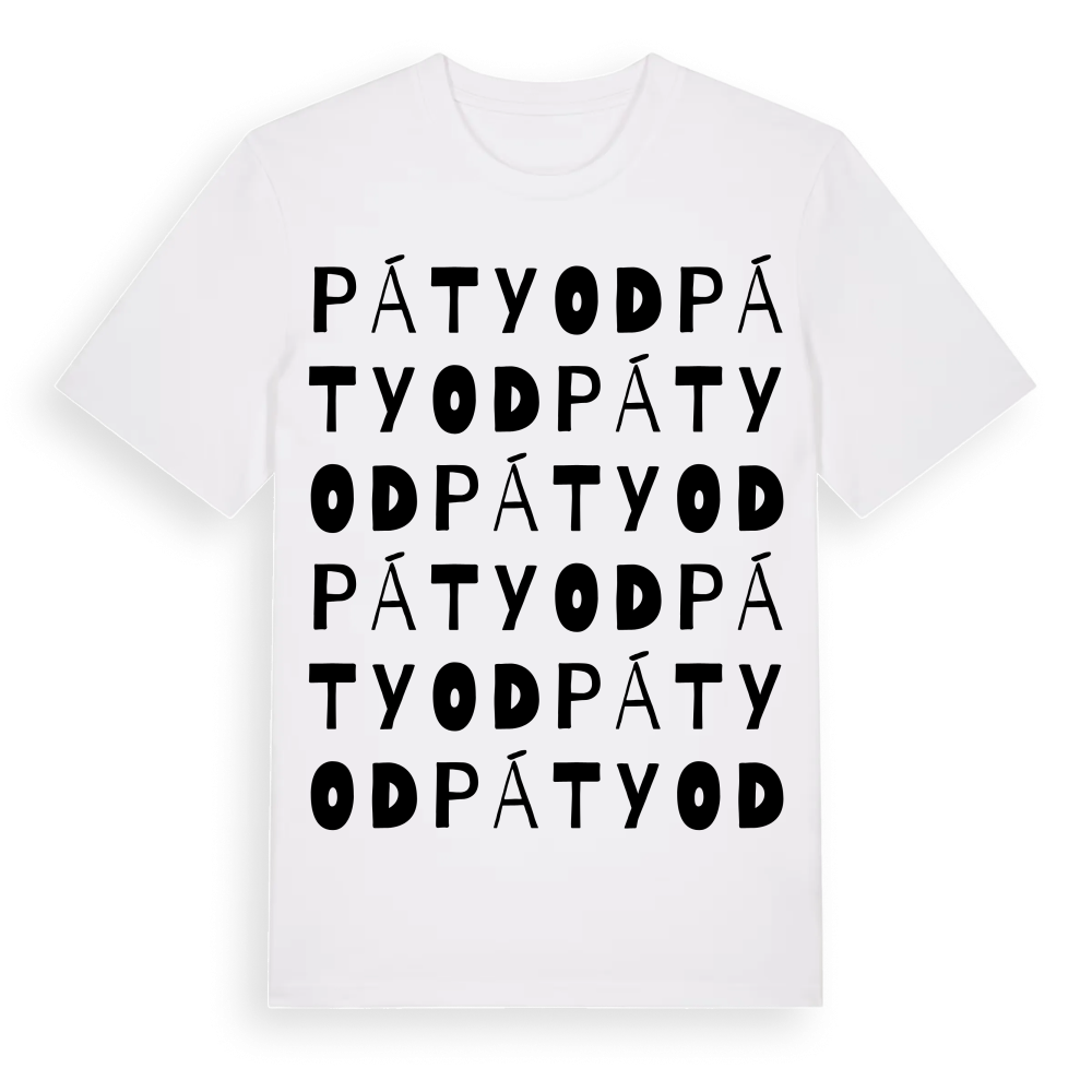 Pátyod ordlek t-shirt – White, i miljö