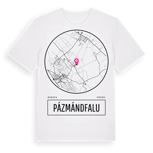Pázmándfalu t-shirt – ekologisk bomull t-shirt från Pinshirt