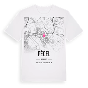 Pécel karta t-shirt – ekologisk bomull t-shirt från Pinshirt