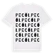 Pecöl ordlek t-shirt