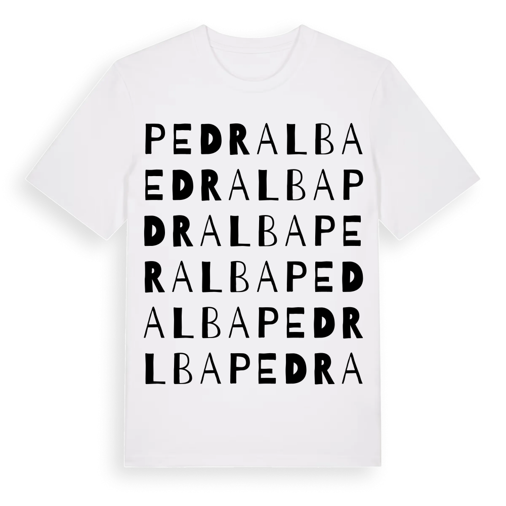 Pedralba ordlek t-shirt – White, i miljö