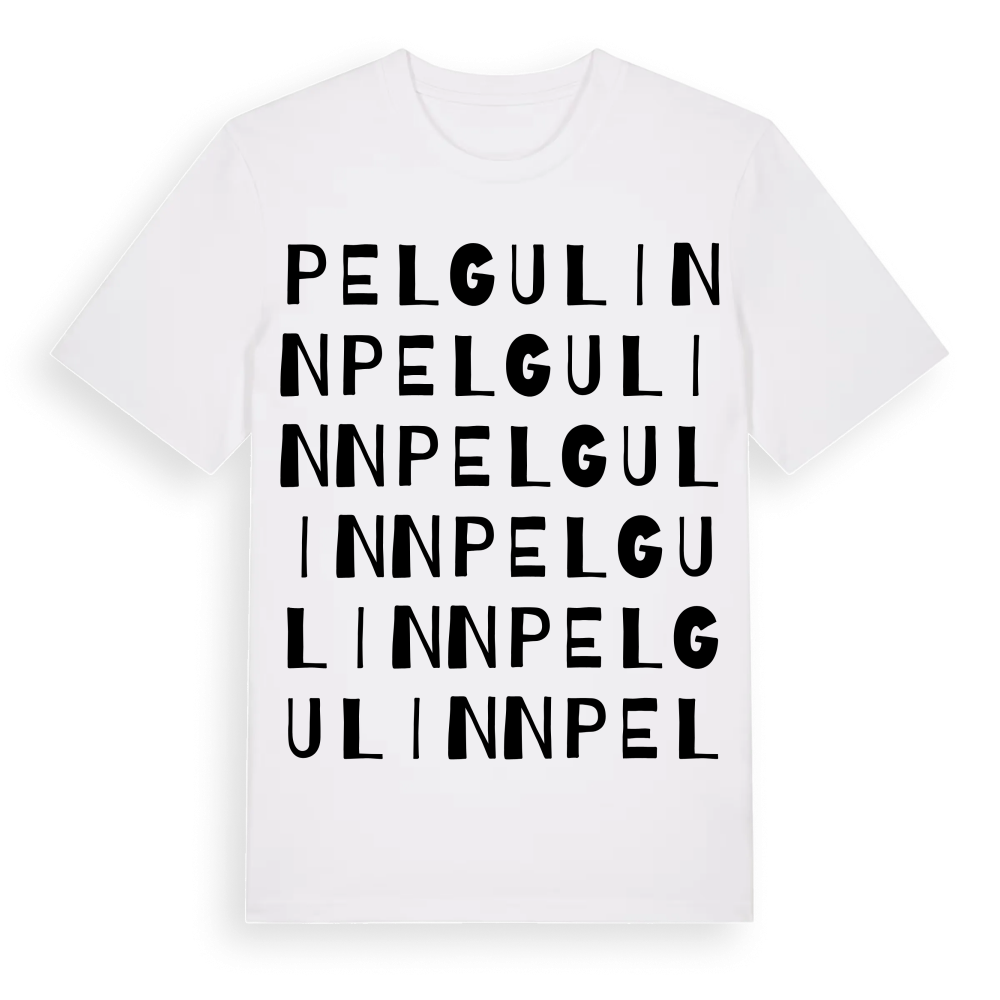 Pelgulinn ordlek t-shirt – White, i miljö