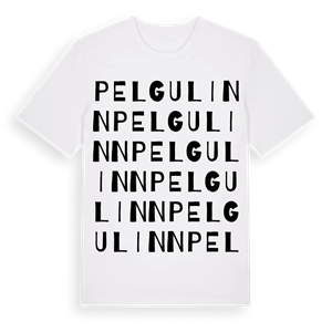 Pelgulinn ordlek t-shirt – ekologisk bomull t-shirt från Pinshirt