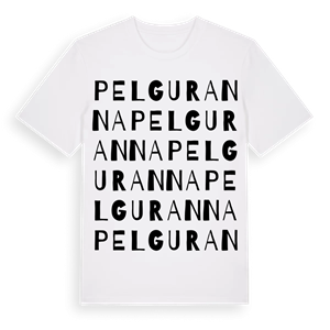 Pelguranna ordlek t-shirt – ekologisk bomull t-shirt från Pinshirt