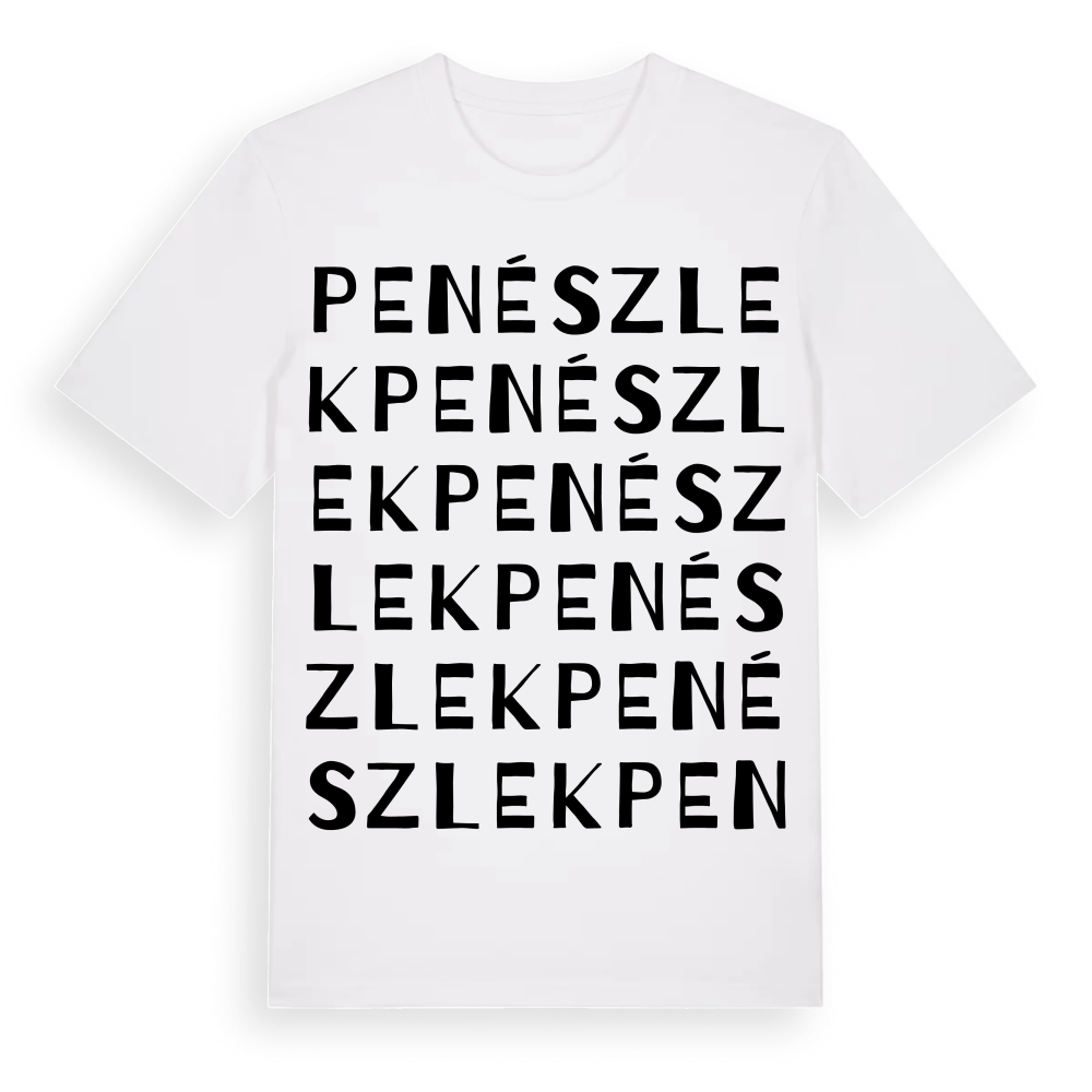 Penészlek ordlek t-shirt – White, i miljö