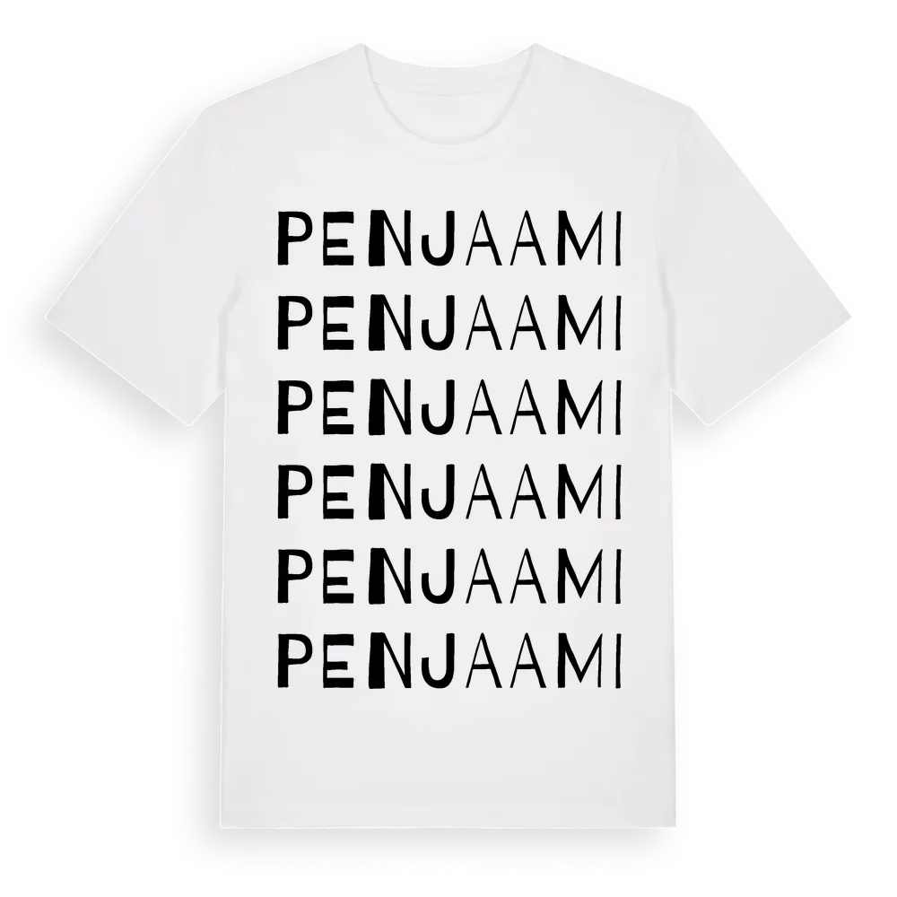 Penjaami ordlek t-shirt i miljö