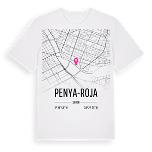 Penya-roja karta t-shirt – ekologisk bomull t-shirt från Pinshirt
