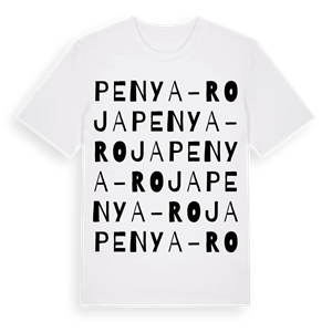 Penya-roja ordlek t-shirt – ekologisk bomull t-shirt från Pinshirt