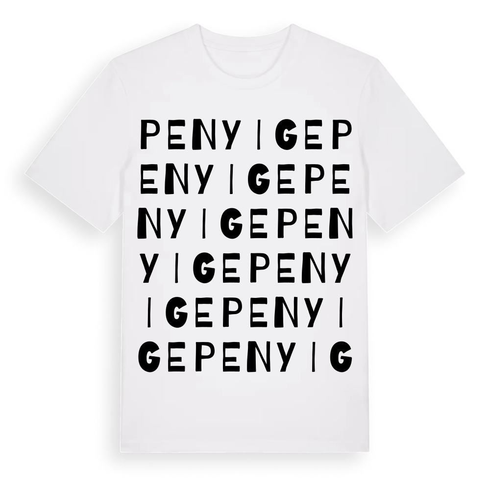 Penyige ordlek t-shirt – White, i miljö