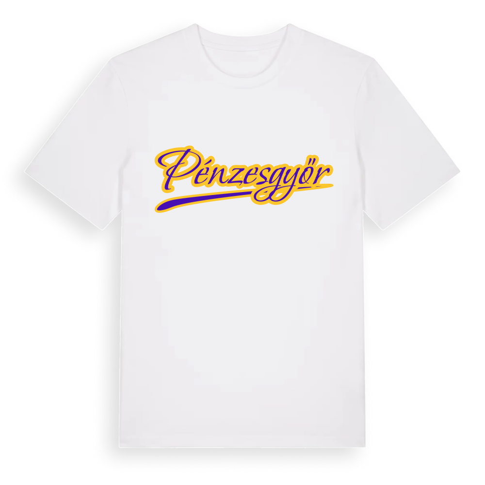 Pénzesgyőr baseball t-shirt – White, i miljö