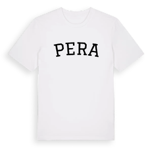 Pera böjd t-shirt – ekologisk bomull t-shirt från Pinshirt