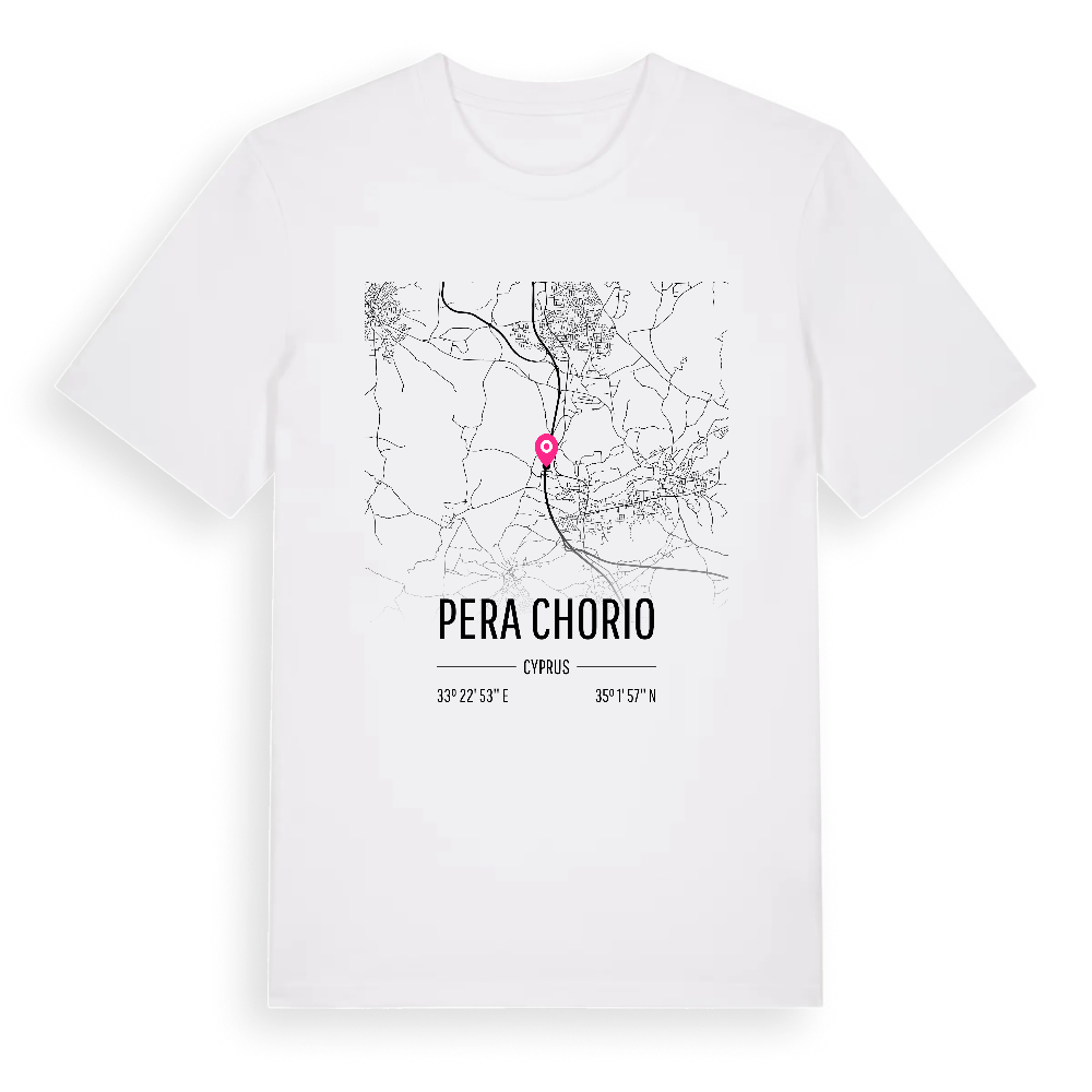 Pera Chorio karta t-shirt – White, i miljö