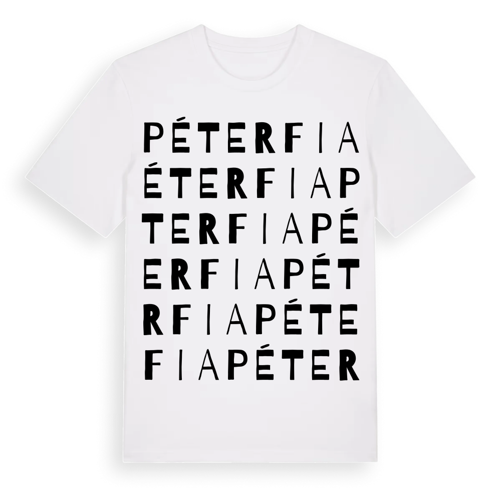 Péterfia ordlek t-shirt – White, i miljö