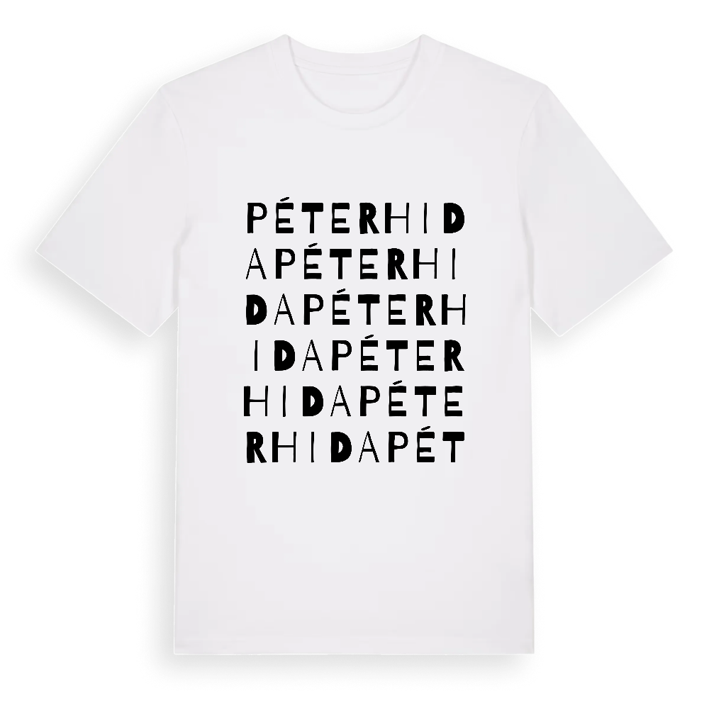 Péterhida ordlek t-shirt – White, i miljö