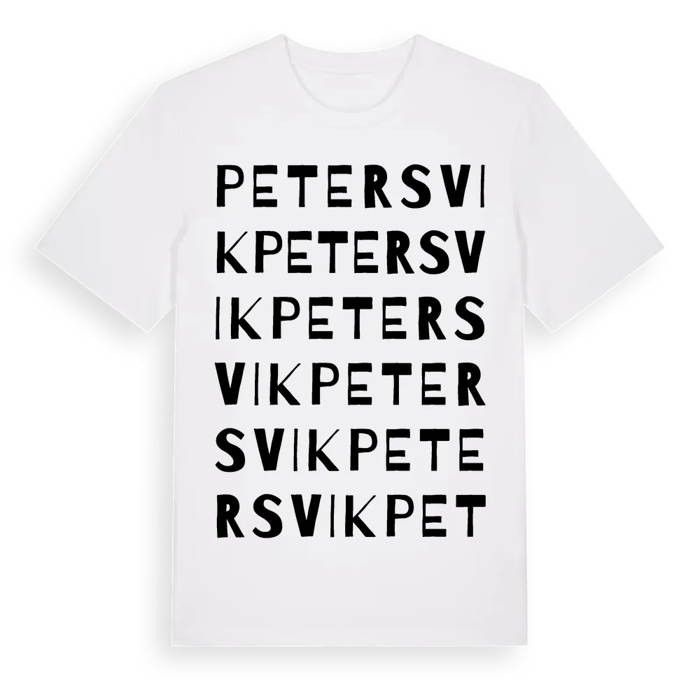 Petersvik ordlek t-shirt i miljö