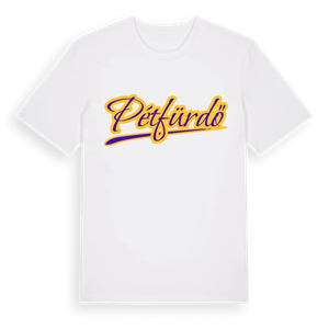 Pétfürdő baseball t-shirt – ekologisk bomull t-shirt från Pinshirt