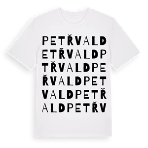 Petřvald ordlek t-shirt – ekologisk bomull t-shirt från Pinshirt