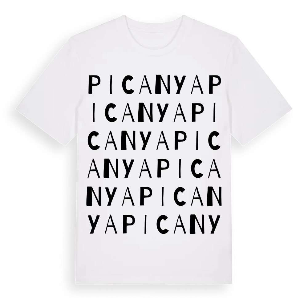 Picanya ordlek t-shirt – White, i miljö