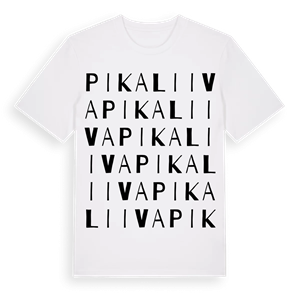 Pikaliiva ordlek t-shirt – ekologisk bomull t-shirt från Pinshirt