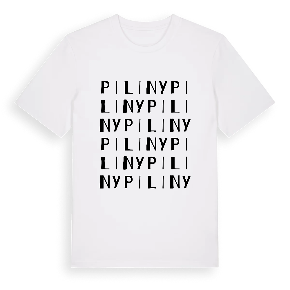 Piliny ordlek t-shirt – White, i miljö