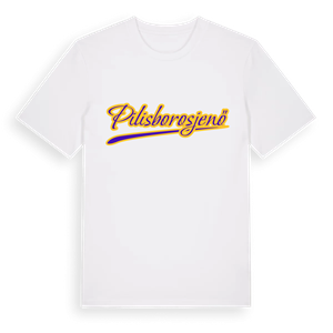 Pilisborosjenő baseball t-shirt – ekologisk bomull t-shirt från Pinshirt